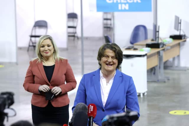 Michelle O’Neill and Arlene Foster – both Sinn Fein and the DUP are already in election mode, which will be the usual numbers game