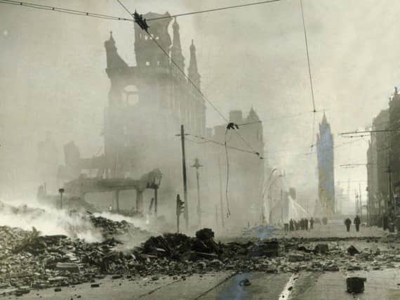 Damage to Belfast during the Blitz of 1981