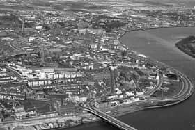 An old aerial photograph of Londonderry from June 1980. Picture: News Letter archives