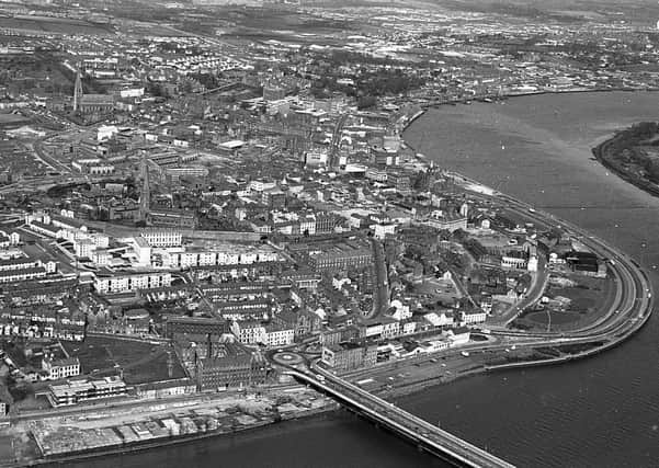 An old aerial photograph of Londonderry from June 1980. Picture: News Letter archives