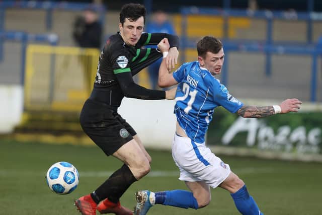 Warrenpoint Town defender Danny Wallace looks set to leave the club at the end of the season