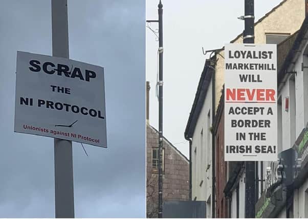The UUU claimed to have been behind many anti-Irish Sea border posters