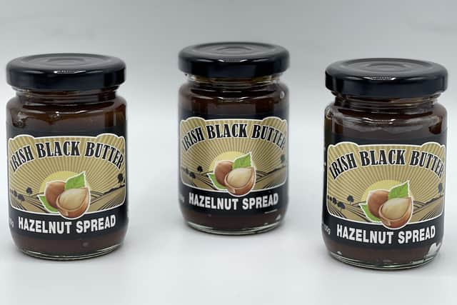 The hazelnut spread also features the award-winning Irish Black Butter