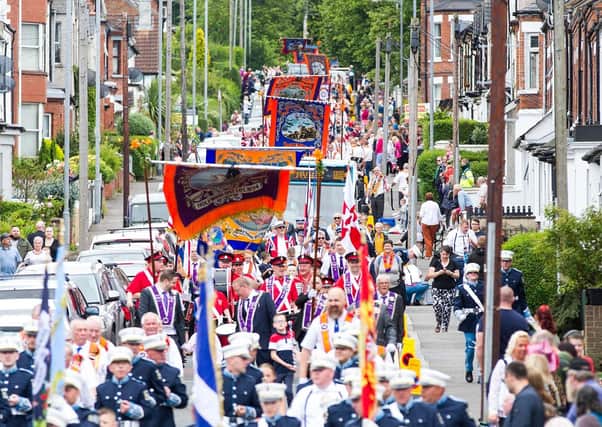 Twelfth celebrations in Holywood, Co Down in 2019