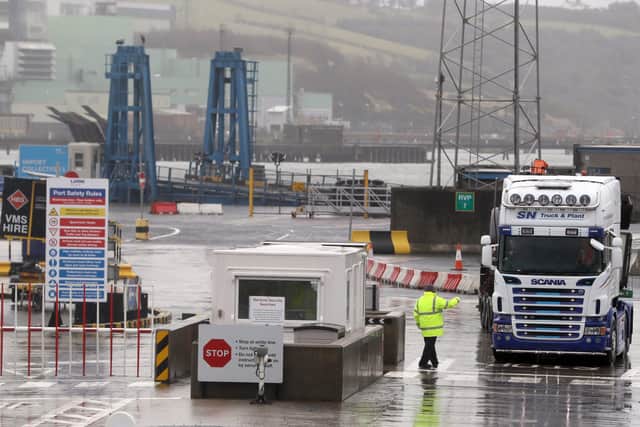 Required Brexit checks on agri-foods are currently taking place in temporary facilities at NI ports