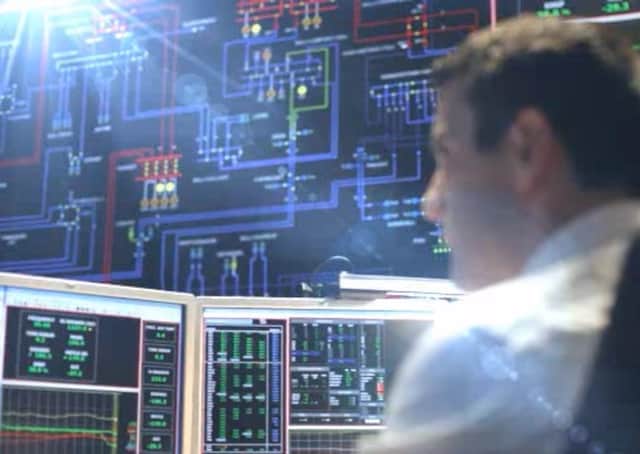 This image from the SONI television advert shows some of the control room which controls Northern Ireland’s electricity grid
