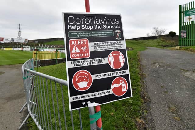 Irish League stadiums have been empty this year due to Covid-19 restrictions.