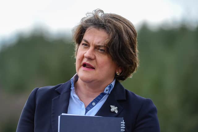 First Minister Arlene Foster.  Picture: Ronan McGrade/Pacemaker Press
