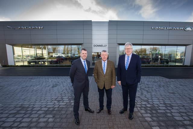 Group Managing Director, Dave Sheeran, Group Executive Chairman, Terence Donnelly and Director Raymond Donnelly