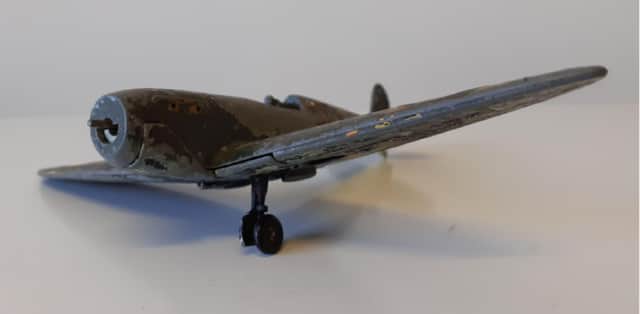 ‘Total wreck’ 1960s Dinky Spitfire