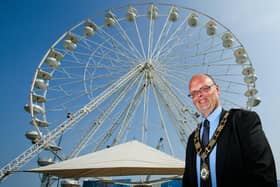 The Big Wheel will take residence in Market Square
Antrim  until 27 June