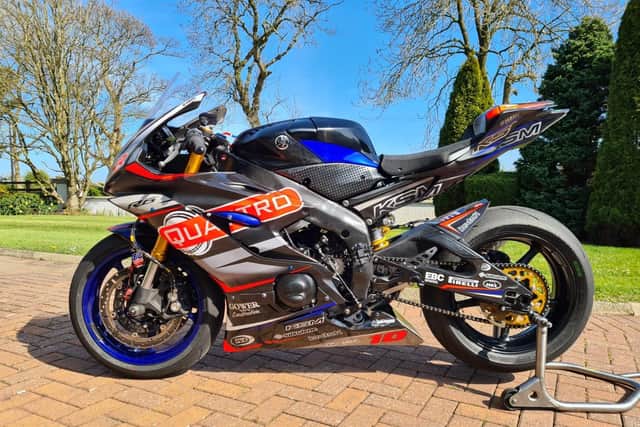 The Quattro Plant-backed Yamaha R6 Simon Reid will ride in the Pirelli National Superstock 600 Championship this season.