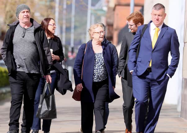 Joe McCannl's family members arrive at court on Tuesday. 

Picture by Jonathan Porter/PressEye