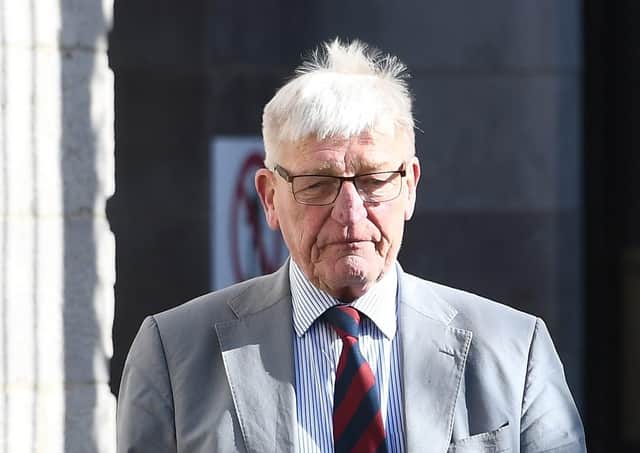 Former Soldier  Dennis Hutchings appears at Armagh Court