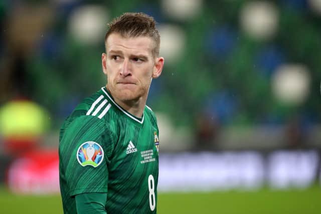 Northern Ireland's Steven Davis is the most capped British player of all time. Photo by William Cherry/Presseye