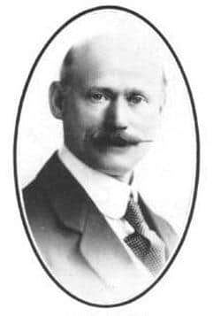 Mecanno founder Frank Hornby, inventor and manufacturer of the Hornby Dublo Train Set