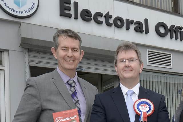 Edwin Poots and Sir Jeffrey Donaldson have seemed pragmatic about the Irish Sea border, as much as Arlene Foster has done — and the Ulster Unionist Party too