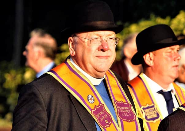 The Rev Mervyn Gibson has been grand secretary of the Grand Orange Lodge of Ireland since 2016