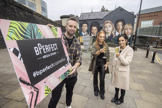 Clarrisa Mallon, Brendan McDowell and Eimhear O’Kane