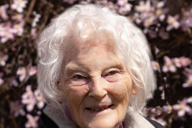 Helen on her 100th birthday, May 5, 2020