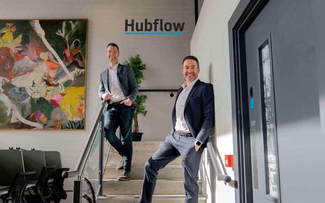 Declan Mellan and Gary McCausland, founders of Belfast-based Hubflow