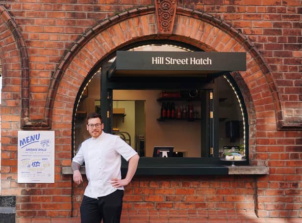 John Hollywood, the chef behind the reimagined sausage roll snack being produced by Roller Boy at Hill Street Hatch in Cathedral Quarter