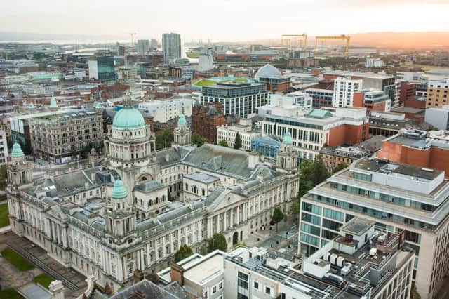 Belfast City Hall landscape