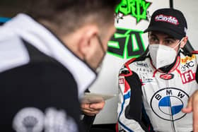 Eugene Laverty made his debut for the RC Squadra Corse satellite BMW team during a three-day test at Motorland Aragon in Spain this week.