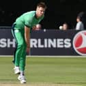 Boyd Rankin - pictured during Ireland duty - proved impressive on his Lisburn debut. Pic by PressEye Ltd