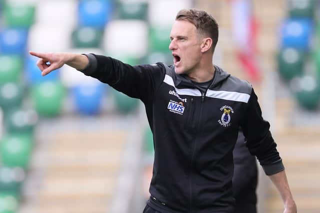 Dungannon Swifts manager Dean Shiels. Pic by Pacemaker.