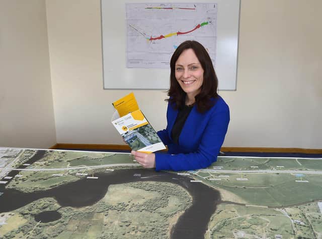 Infrastructure Minister Nichola Mallon has announced the route for the new southern bypass around Enniskillen.