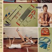 Home exercise equipment in a 1976 edition of the Argos catalogue