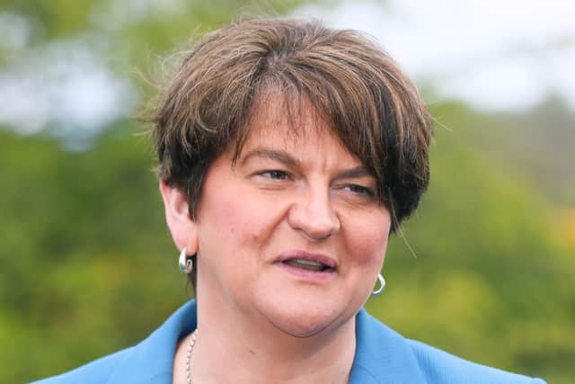 First Minister Arlene Foster, pictured at Clandeboye Golf Course in Co. Down on Wednesday, says the Executive will discuss coronavirus measures at its meeting on Thursday. 

Picture by Jonathan Porter/PressEye