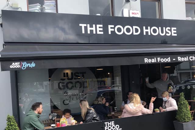 The Food House deli and restaurant of JustGoodGrub in Banbridge