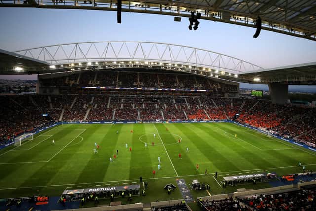 General view of the Estadio do Dragao, Porto.