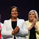 Seen here in happier times, now Mary Lou McDonald and Michelle O’Neill have cast Martina Anderson aside. Photo: Charles McQuillan/Getty