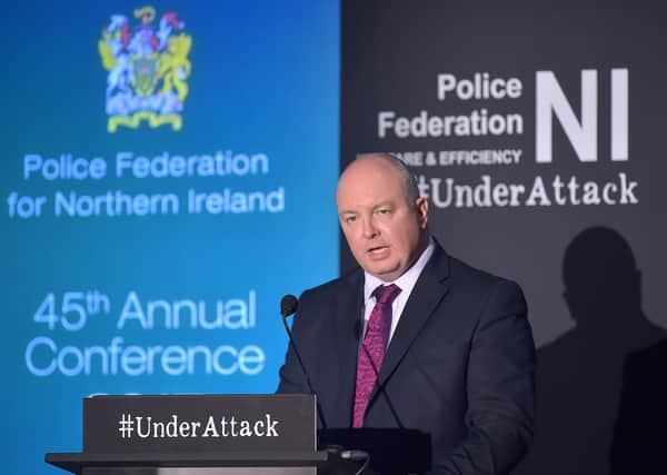 Mark Lindsay, Chairman of the Police Federation of Northern Ireland