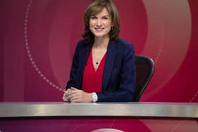 BBC Question Time host, Fiona Bruce.