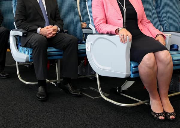 Arlene Foster promoted aircraft seats made in Northern Ireland when she was Stormont Enterprise Minister.