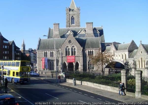 Synod Hall and its bridge, Christ Church Cathedral, Dublin. Picture: Stephen Sweeney