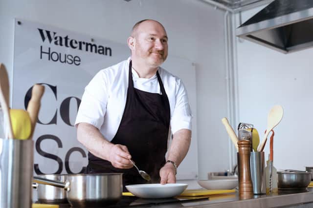 Chef Niall McKenna at Waterman House Cookery School