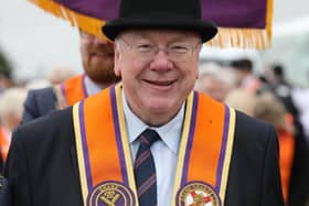 Rev. Mervyn Gibson, Grand Secretary of the Grand Orange Lodge of Ireland.