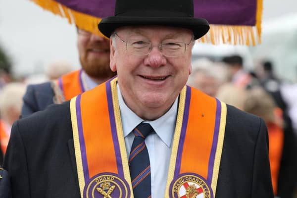 Rev. Mervyn Gibson, Grand Secretary of the Grand Orange Lodge of Ireland.