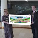 Mayor and Mayoress Trimble promote the Lisburn & Castlereagh City Council Mayor's Festival at Home that will take place from 17th - 22nd May.