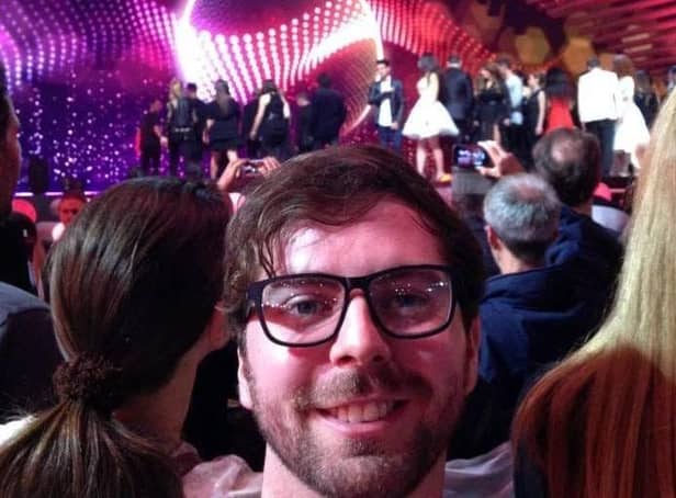 Nicky McElhatton at the Eurovision in Vienna in 2015