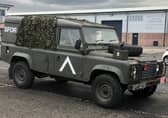 1987 army Land Rover going under the hammer in Belfast on May 26. Photo: On The Square Emporium