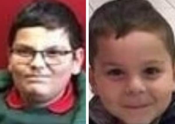 Fabrizio (8) and Patrick (5) Hovarth were last seen on Friday.