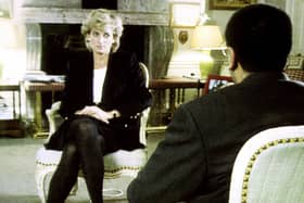 Diana, Princess of Wales, during her interview with Martin Bashir for the BBC.