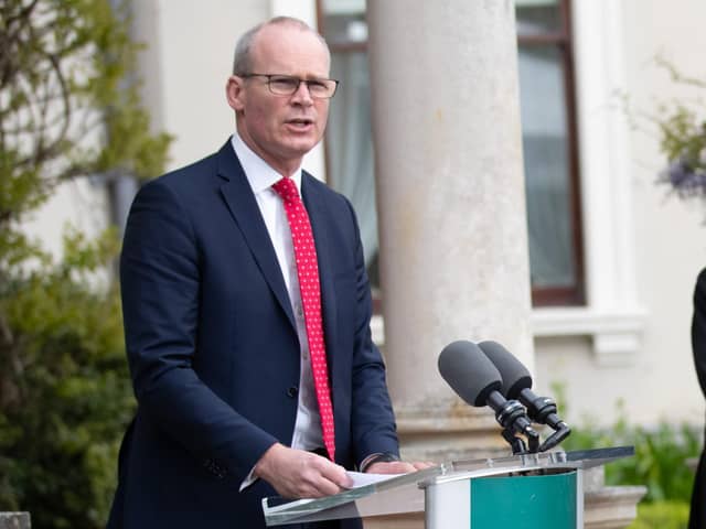 Handout photo issued by Julien Behal Photography of  Minister for Foreign Affairs, Simon Coveney. Issue date: Thursday May 20, 2021.
