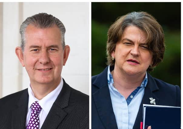 Edwin Poots and Arlene Foster